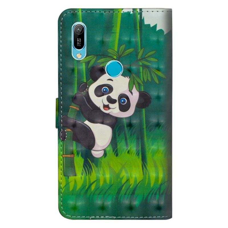 Etui Folio Huawei Y6 2019 Panda I Bambus Etui Ochronne