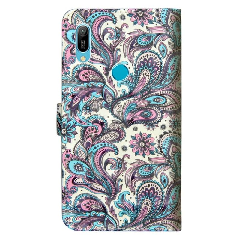 Etui Folio Huawei Y6 2019 Wzorzyste Kwiaty