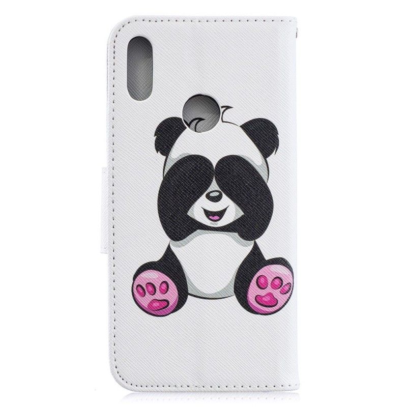 Etui Folio Huawei Y6 2019 Zabawna Panda Etui Ochronne