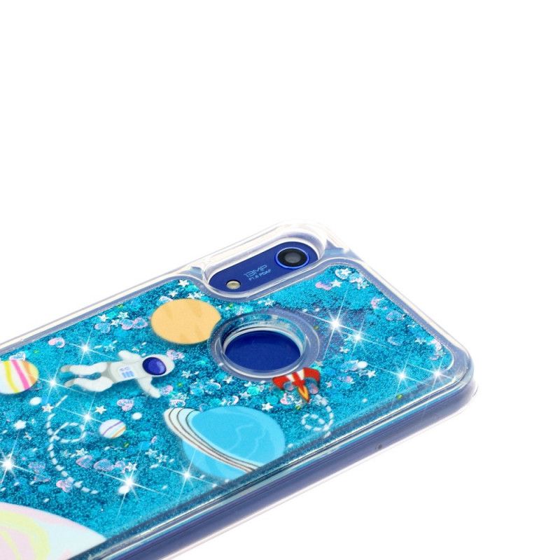 Etui Huawei Y6 2019 Brokat Astronauta Etui Ochronne