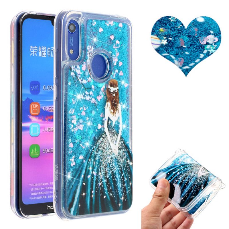 Etui Huawei Y6 2019 Brokat Księżniczki