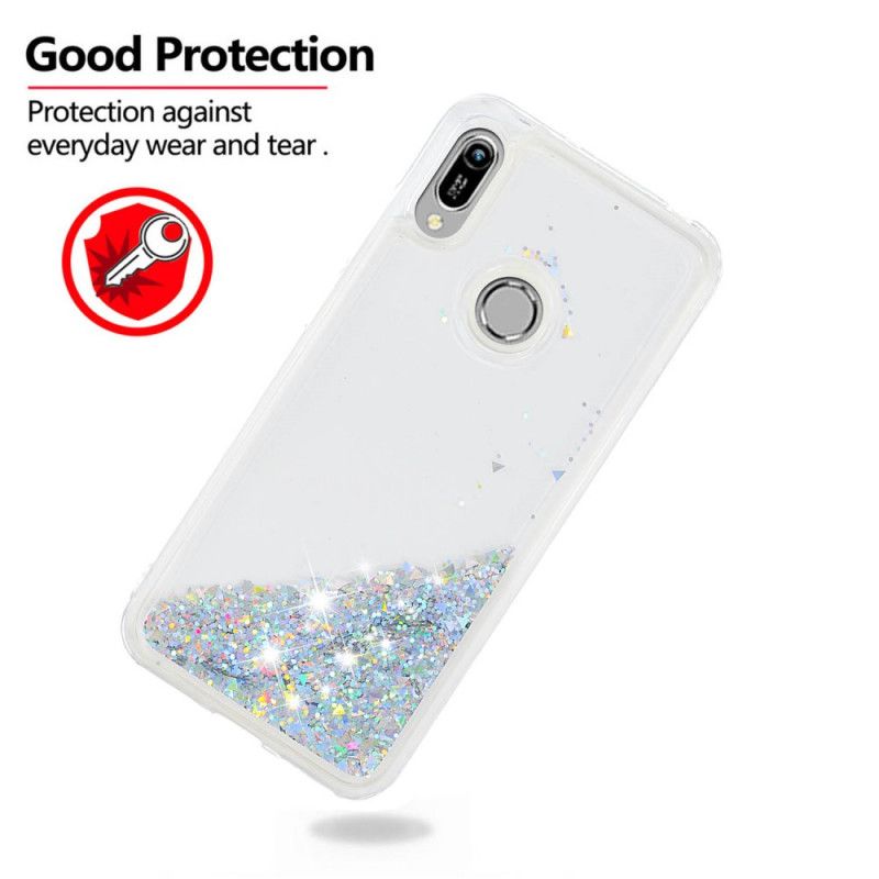 Etui Huawei Y6 2019 Fioletowy Różowy Pro Jestem Blaskiem