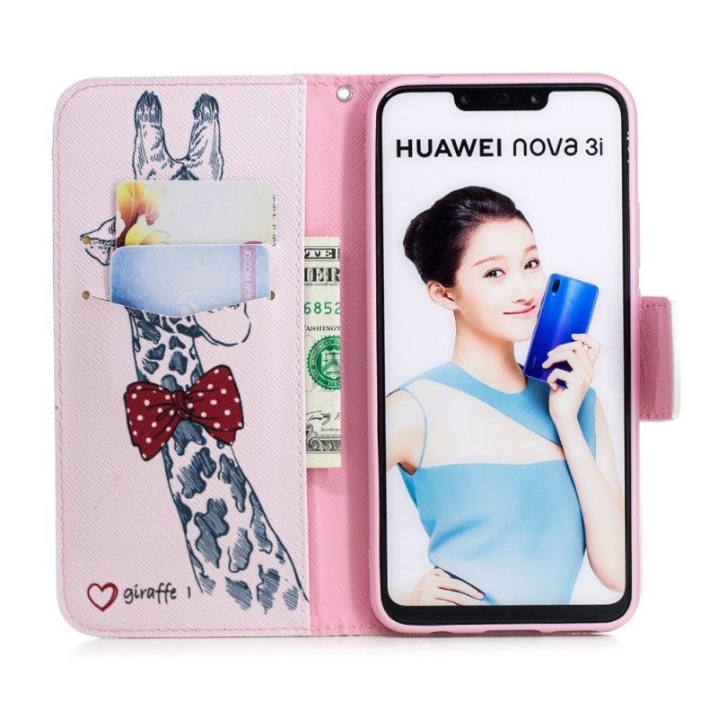 Obudowa Huawei P Smart Plus Etui na Telefon Żyrafa Kujona