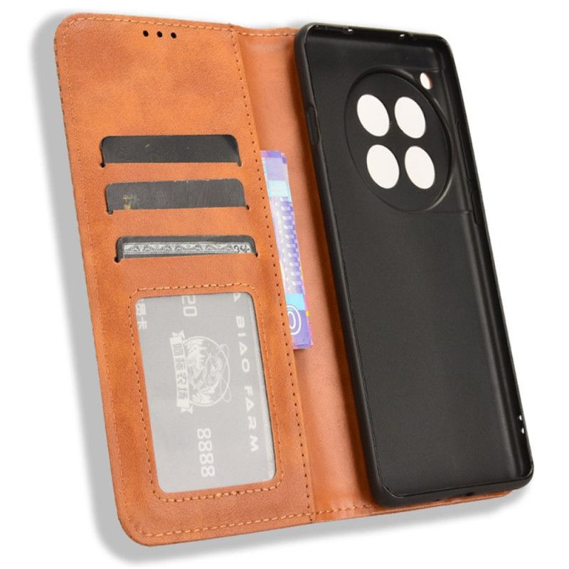 Flip Kotelot Oneplus 12r Retro Etui Ochronne