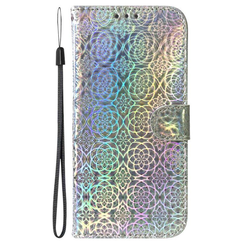 Etui Folio do Honor Magic 5 Lite Styl Dyskotekowy