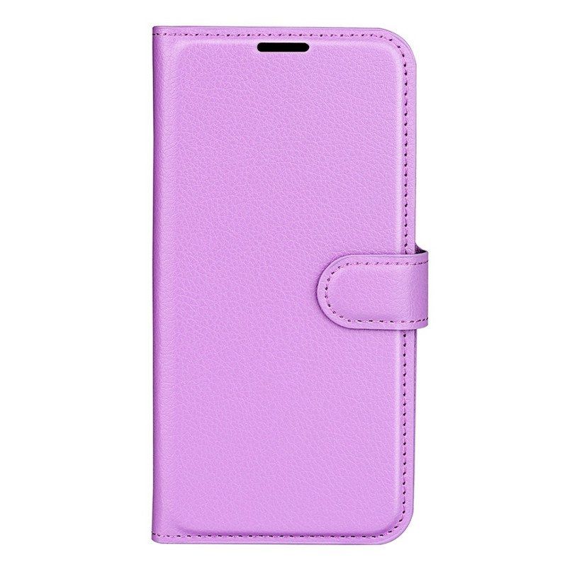 Etui Folio do Samsung Galaxy A14 / A14 5G Klasyczna Sztuczna Skóra