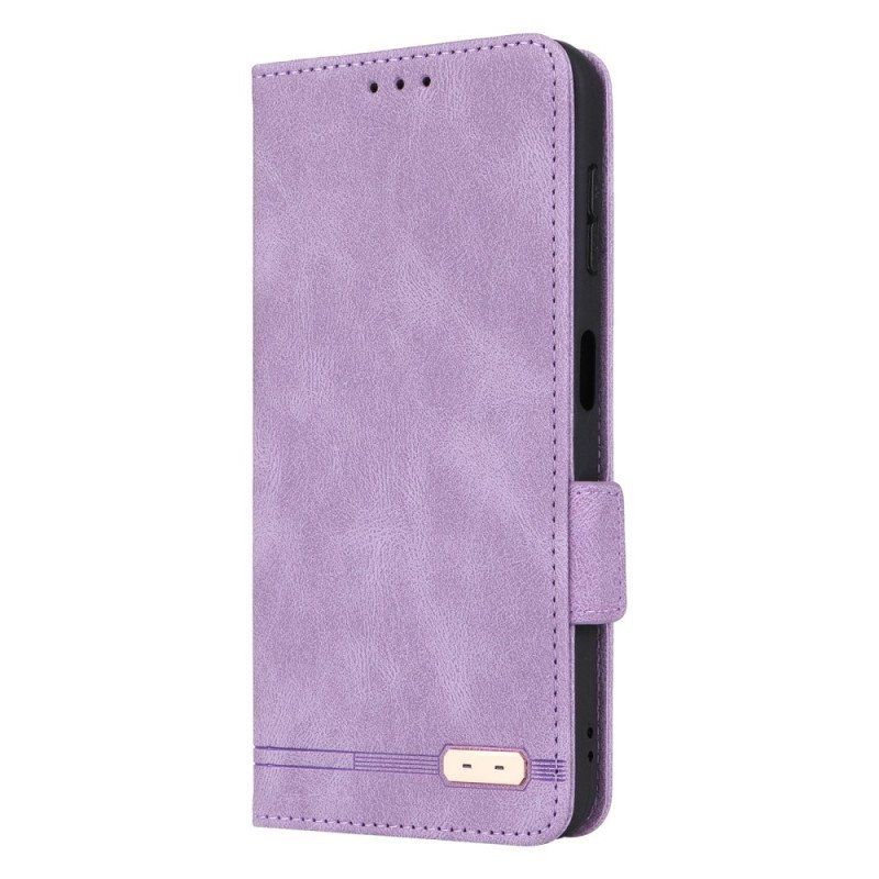 Etui Na Telefon do Samsung Galaxy A14 / A14 5G Etui Folio Rzemienna Tekstura