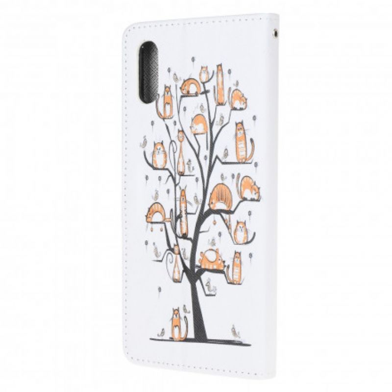 Etui Folio Do Samsung Galaxy Xcover 5 Funky Cats Strappy