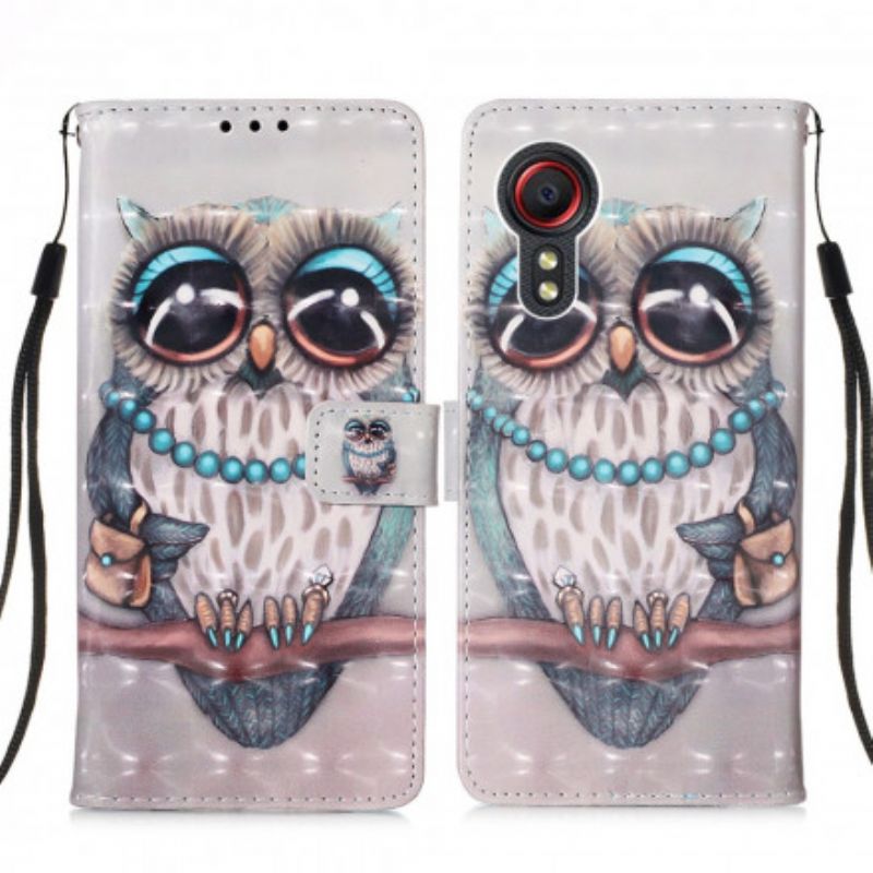 Etui Folio Do Samsung Galaxy Xcover 5 Pani Sowa