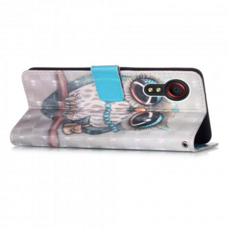 Etui Folio Do Samsung Galaxy Xcover 5 Pani Sowa