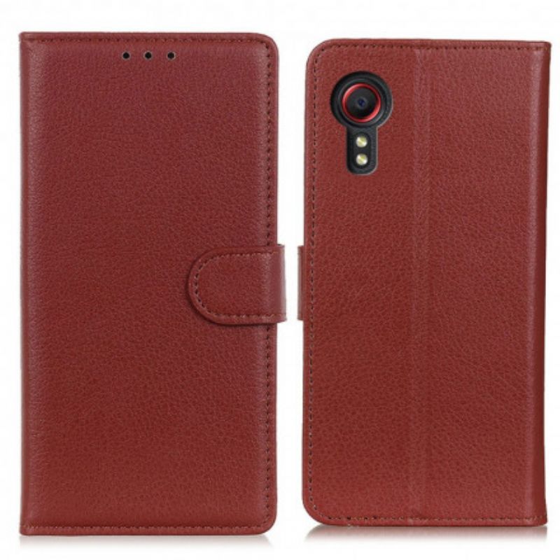 Etui Folio Do Samsung Galaxy Xcover 5 Tradycyjna Sztuczna Skóra