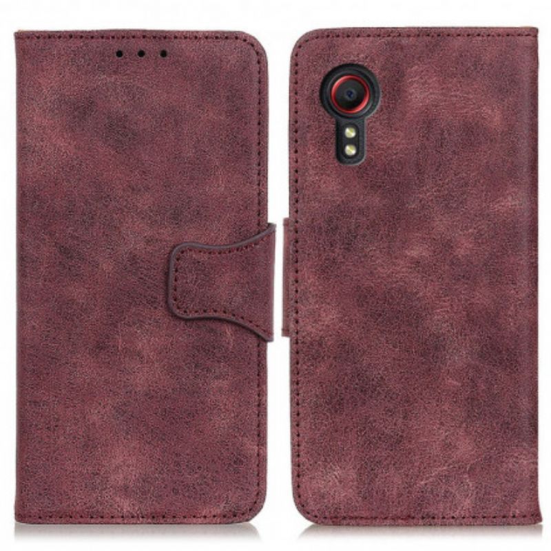 Etui Folio Do Samsung Galaxy Xcover 5 Vintage Split Skóra