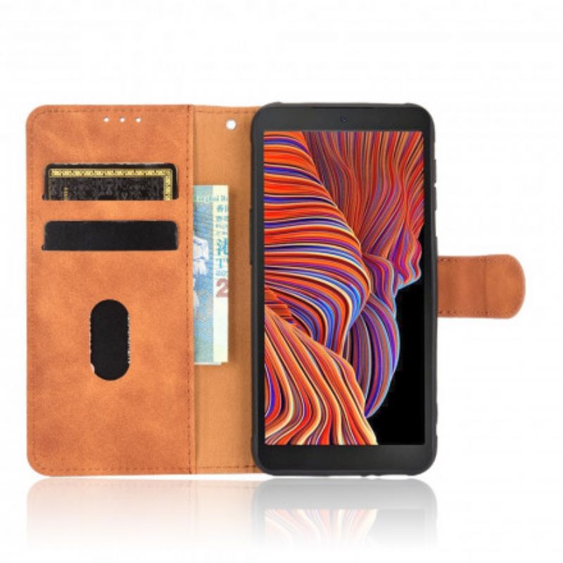 Etui Folio Samsung Galaxy Xcover 5 Dotyk Skóry