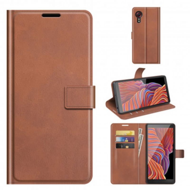 Etui Folio Samsung Galaxy Xcover 5 Efekt Skóry Etui Ochronne