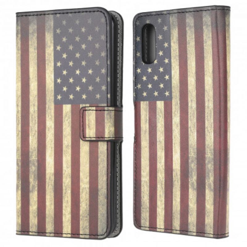 Etui Folio Samsung Galaxy Xcover 5 Flaga Usa Etui Ochronne