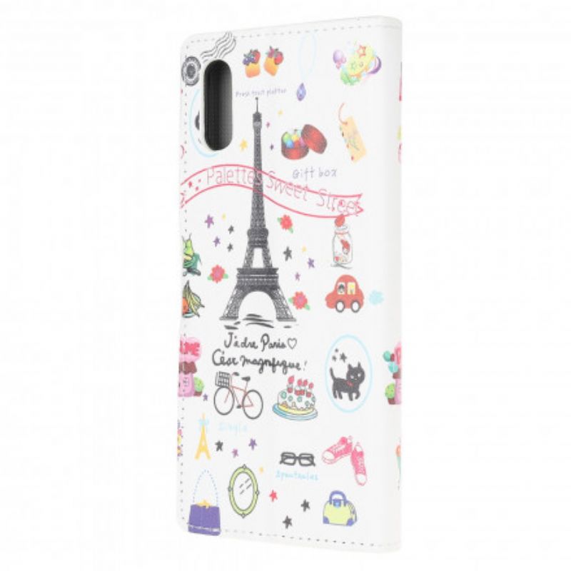 Etui Folio Samsung Galaxy Xcover 5 Kocham Paryż