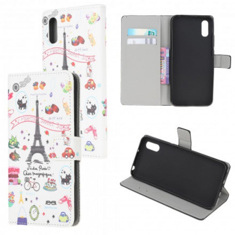 Etui Folio Samsung Galaxy Xcover 5 Kocham Paryż