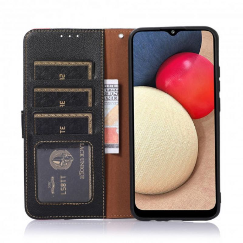 Etui Folio Samsung Galaxy Xcover 5 Litchi Skórzana Technologia Rfid Etui Ochronne