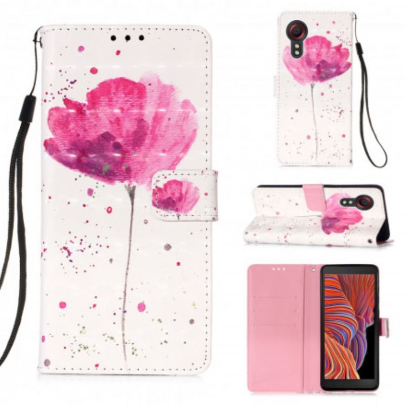 Etui Folio Samsung Galaxy Xcover 5 Mak Akwarela