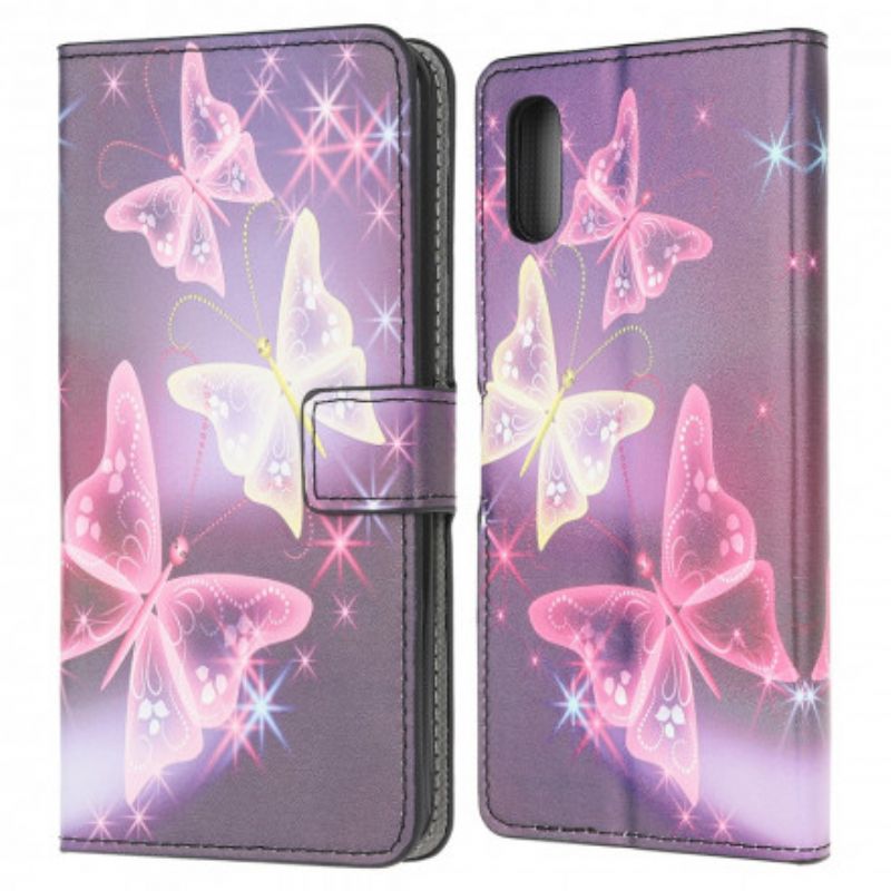 Etui Folio Samsung Galaxy Xcover 5 Motyle I Kwiaty