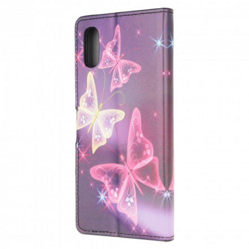 Etui Folio Samsung Galaxy Xcover 5 Motyle I Kwiaty