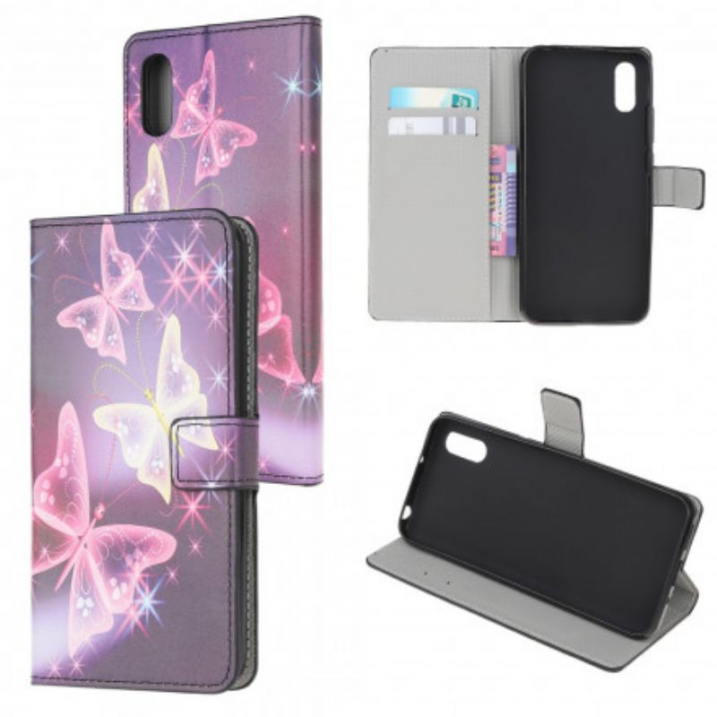 Etui Folio Samsung Galaxy Xcover 5 Motyle I Kwiaty