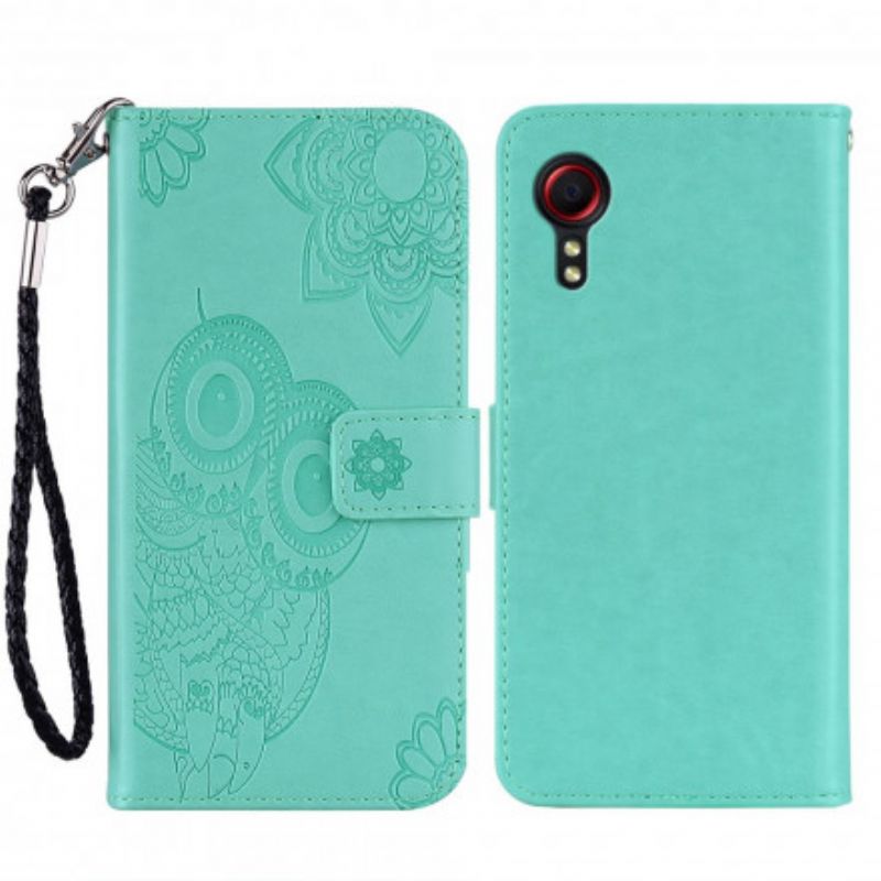 Etui Folio Samsung Galaxy Xcover 5 Sowa Mandala I Smycz