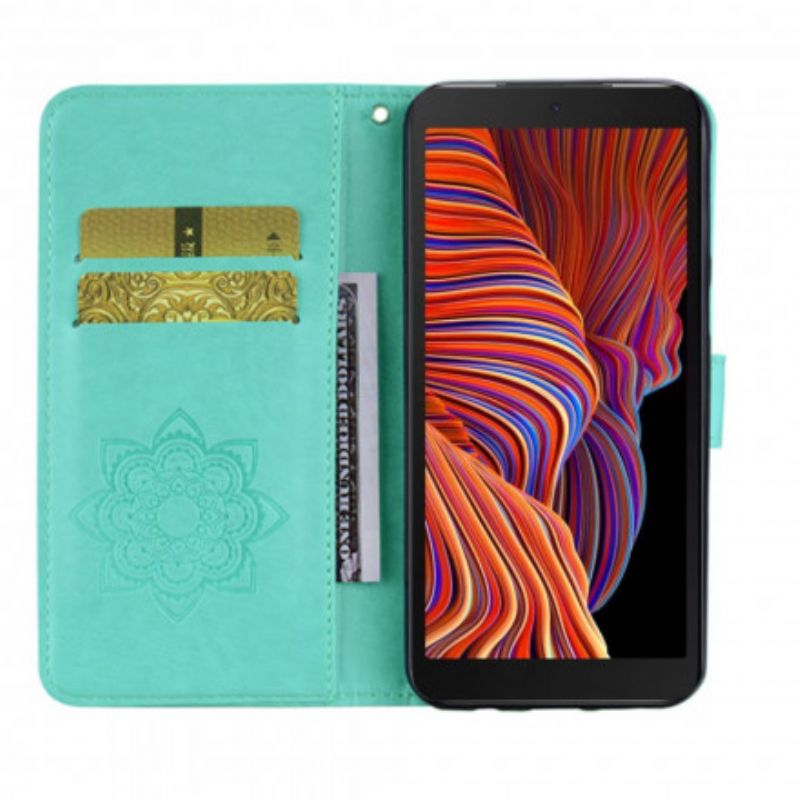 Etui Folio Samsung Galaxy Xcover 5 Sowa Mandala I Smycz