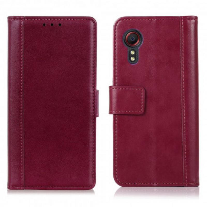 Etui Folio Samsung Galaxy Xcover 5 Stylowa Skórzana Elegancja