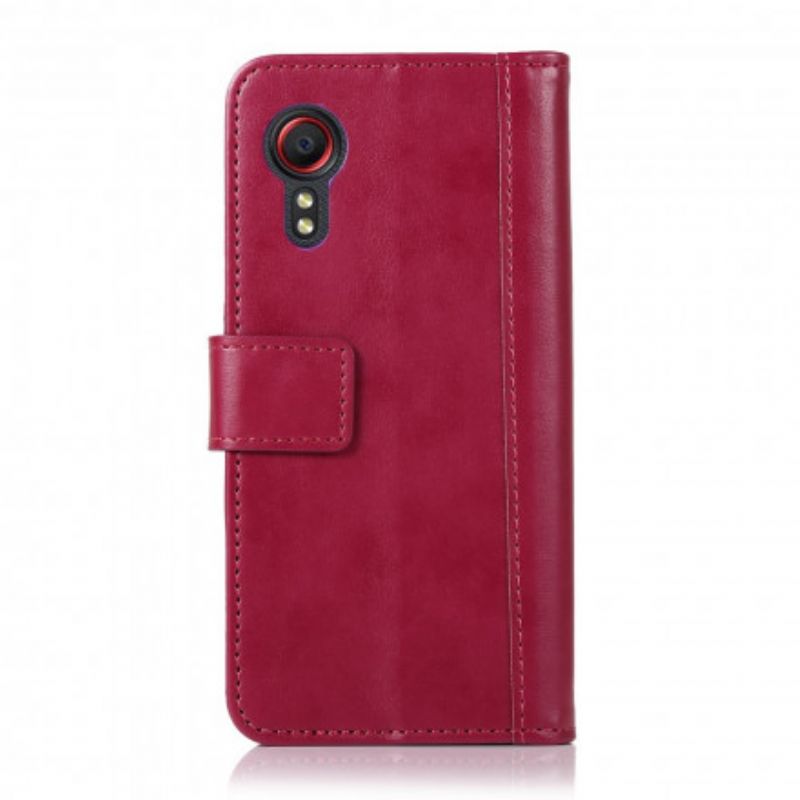 Etui Folio Samsung Galaxy Xcover 5 Stylowa Skórzana Elegancja