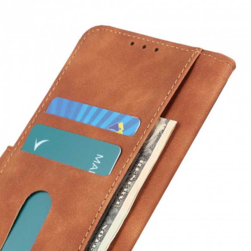 Etui Folio Samsung Galaxy Xcover 5 Vintage Skórzany Efekt Khazneh Etui Ochronne