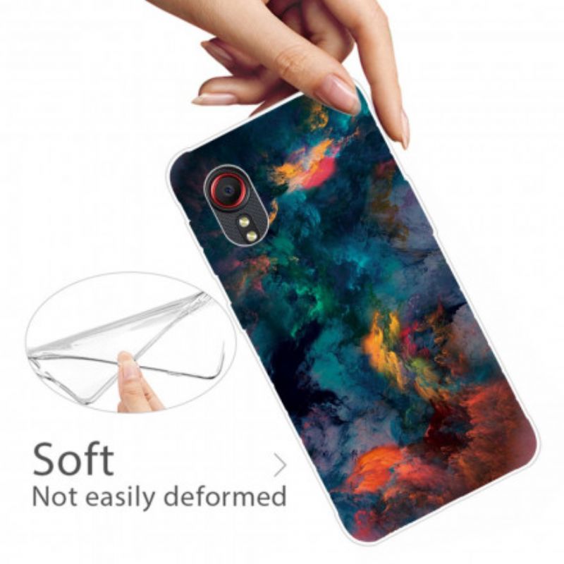 Etui Samsung Galaxy Xcover 5 Kolorowe Chmury