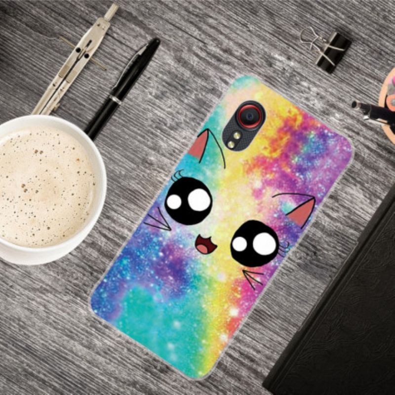 Etui Samsung Galaxy Xcover 5 Kot Kreskówka