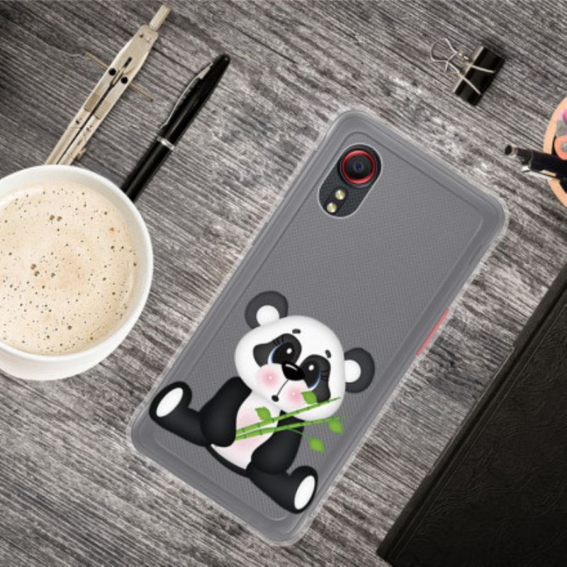 Etui Samsung Galaxy Xcover 5 Przezroczysta Smutna Panda