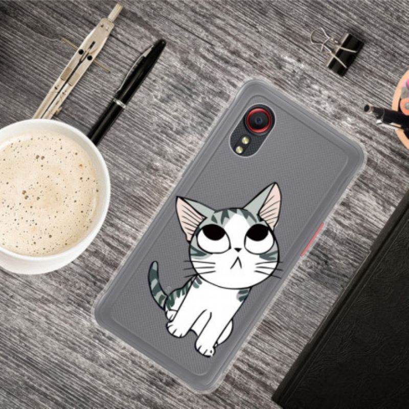 Etui Samsung Galaxy Xcover 5 Śliczny Kot