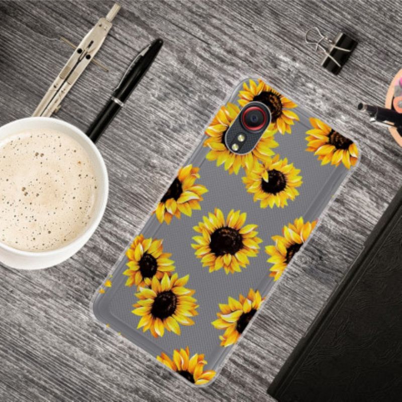 Etui Samsung Galaxy Xcover 5 Słoneczniki Etui Ochronne