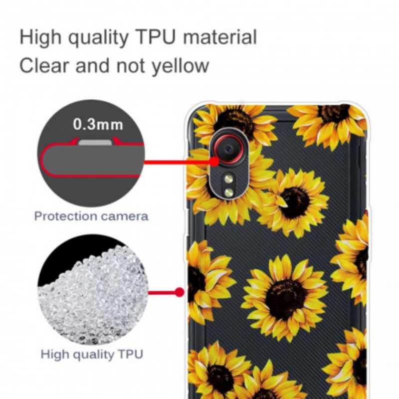 Etui Samsung Galaxy Xcover 5 Słoneczniki Etui Ochronne