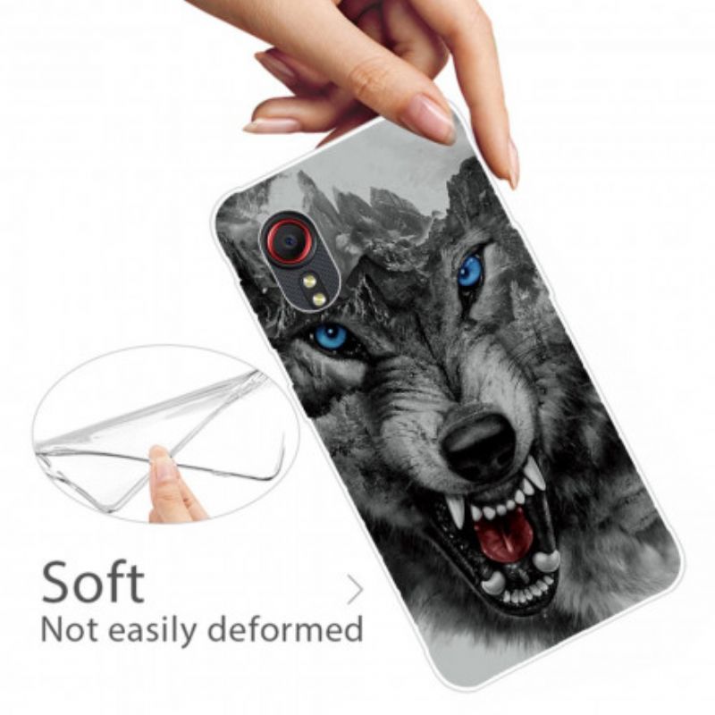 Etui Samsung Galaxy Xcover 5 Wzniosły Wilk