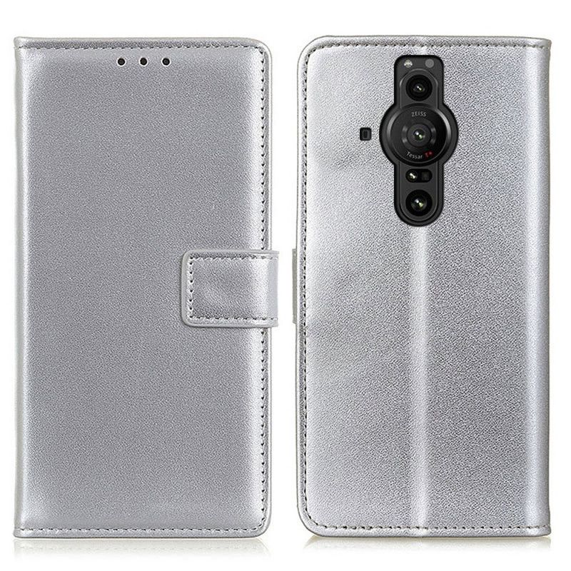 Etui Folio Do Sony Xperia Pro-i Zwykła Sztuczna Skóra