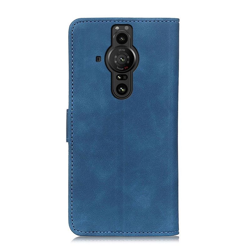 Etui Folio Sony Xperia Pro-i Khazneh Efekt Vintage Skóry Etui Ochronne