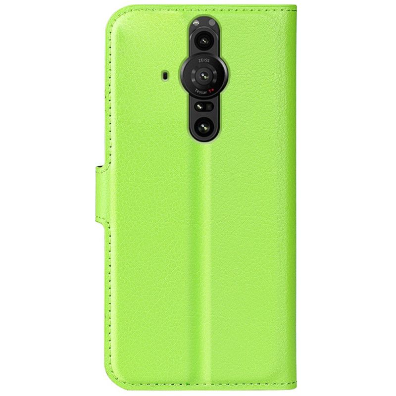 Etui Folio Sony Xperia Pro-i Klasyczny Efekt Liczi Etui Ochronne