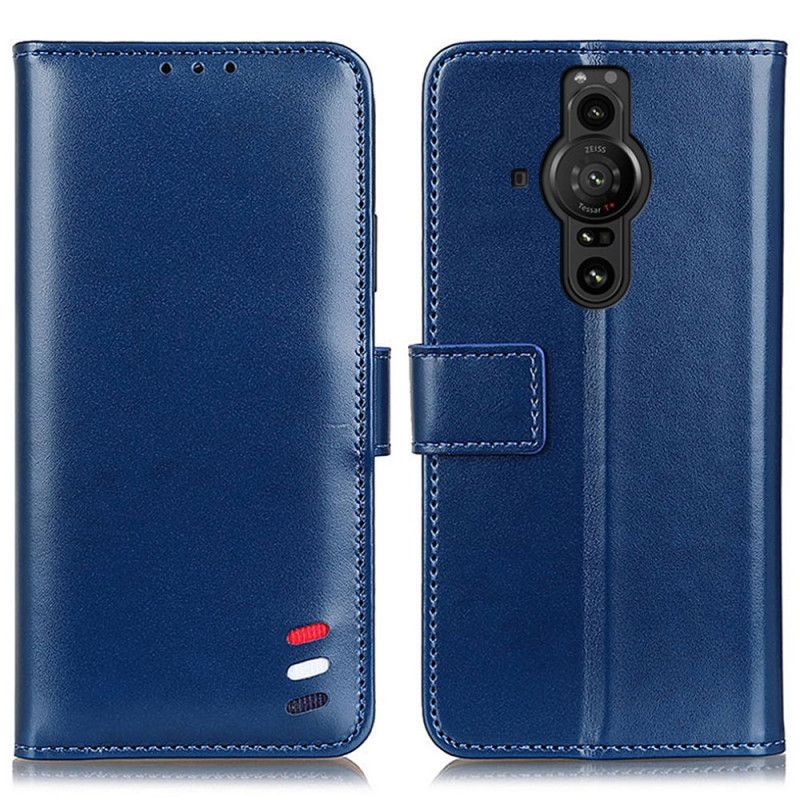 Etui Folio Sony Xperia Pro-i Trójkolorowy Efekt Skóry