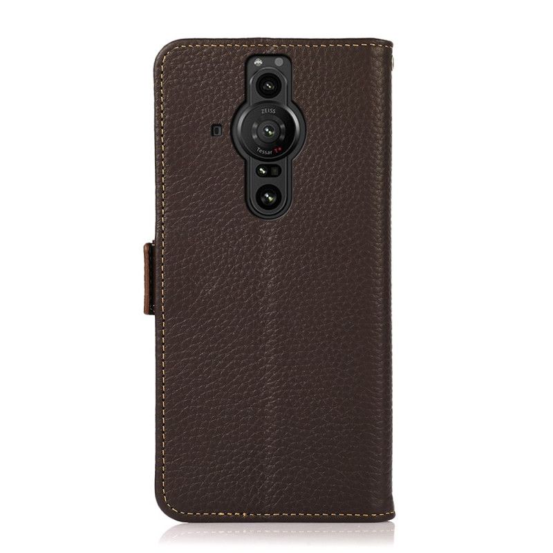 Obudowa Sony Xperia Pro-i Etui Na Telefon Litchi Leather Khazneh Rfid