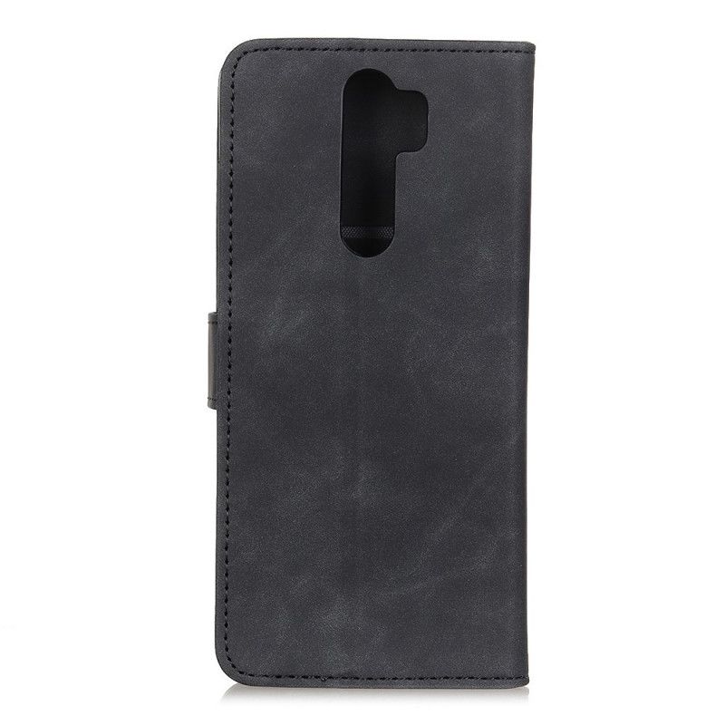 Etui Folio Xiaomi Redmi 9 Czerwony Czarny Mata Z Efektem Skóry W Stylu Vintage Khazneh Etui Ochronne