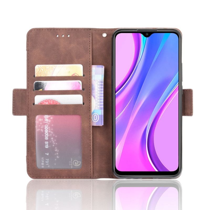 Etui Folio Xiaomi Redmi 9 Czerwony Czarny Multikarta Pierwszej Klasy Etui Ochronne