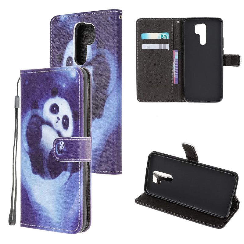 Etui Folio Xiaomi Redmi 9 Miejsce Na Pandę Ze Stringami Etui Ochronne