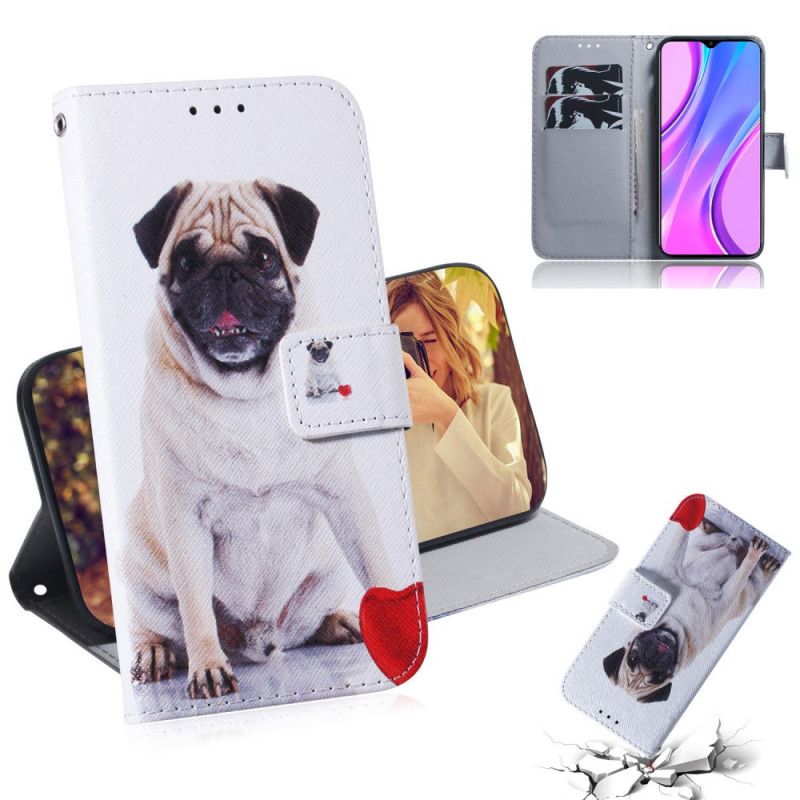 Etui Folio Xiaomi Redmi 9 Mops Etui Ochronne