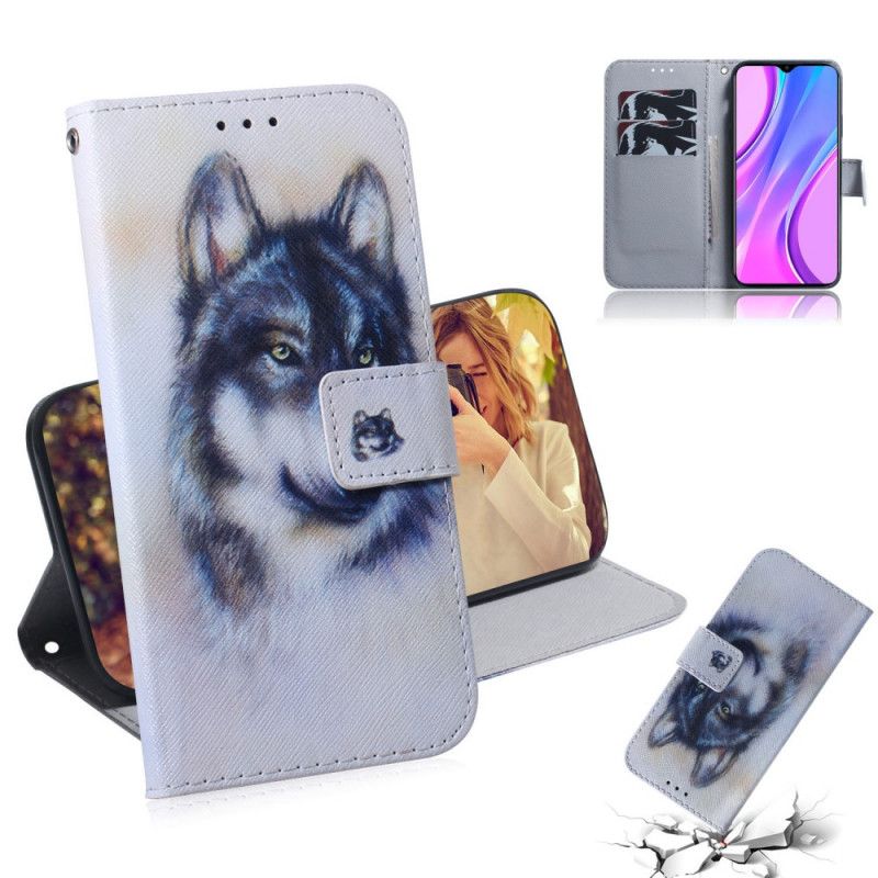 Etui Folio Xiaomi Redmi 9 Psie Spojrzenie Etui Ochronne