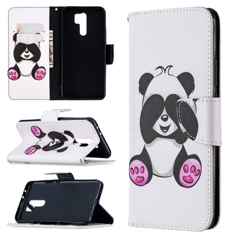 Etui Folio Xiaomi Redmi 9 Zabawna Panda