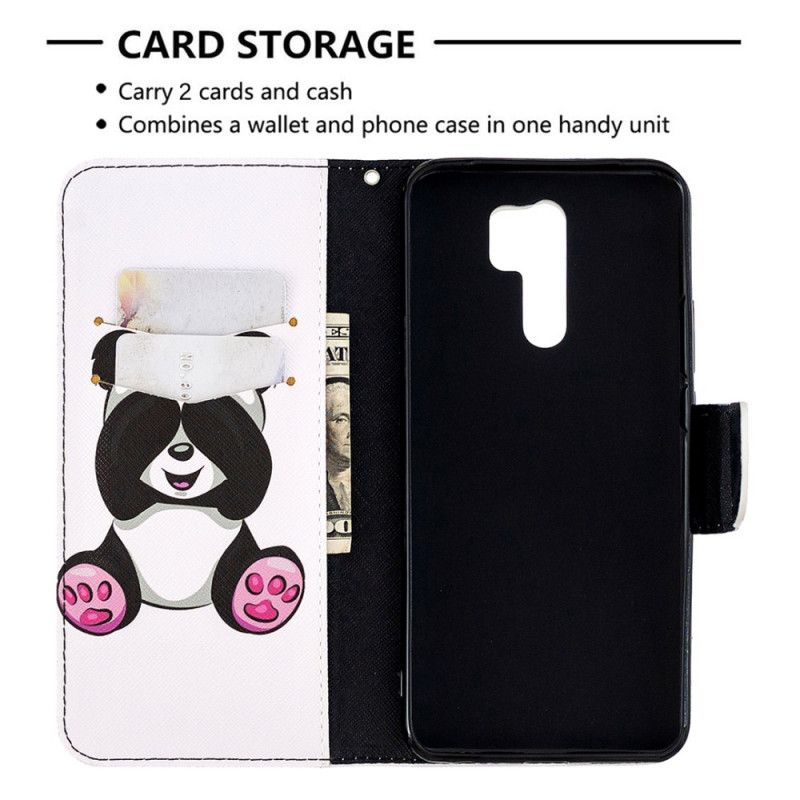 Etui Folio Xiaomi Redmi 9 Zabawna Panda